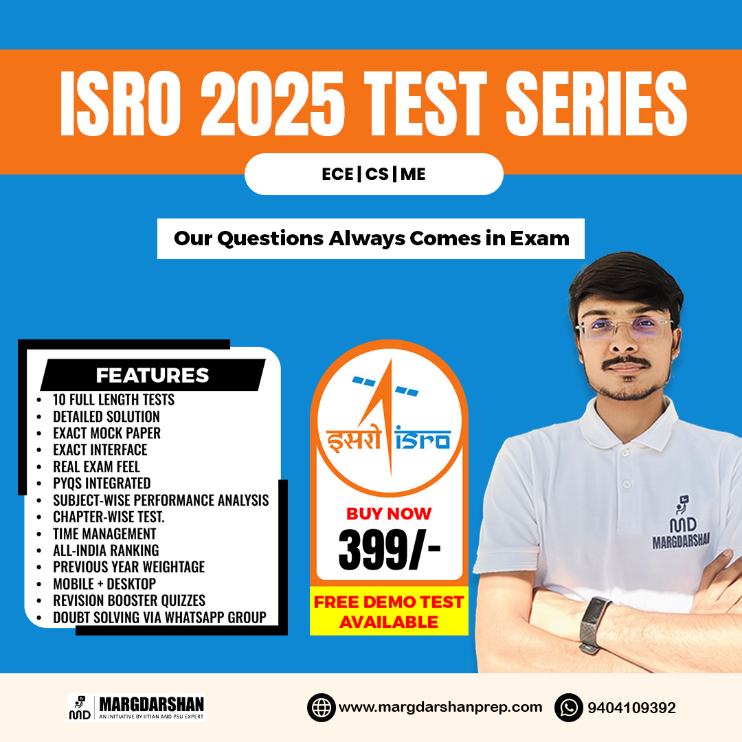 ISRO Test Series 2025 Square Poster